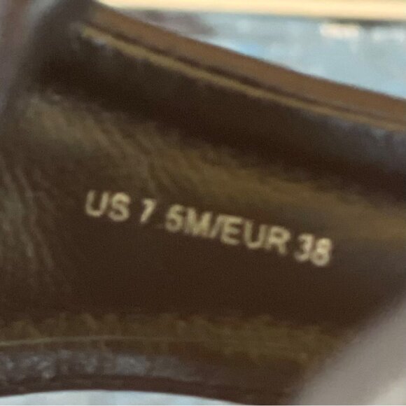 Vince Fresca Women’s 7.5 Black Platform Sandals Open Toe Hook & Loop Comfort - Picture 10 of 10